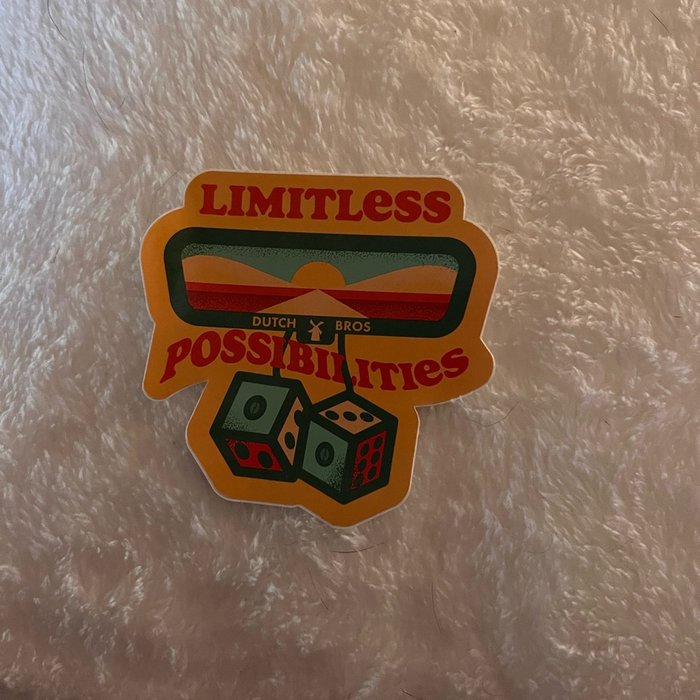 Dutch Bros Sticker Limitless Possibilities